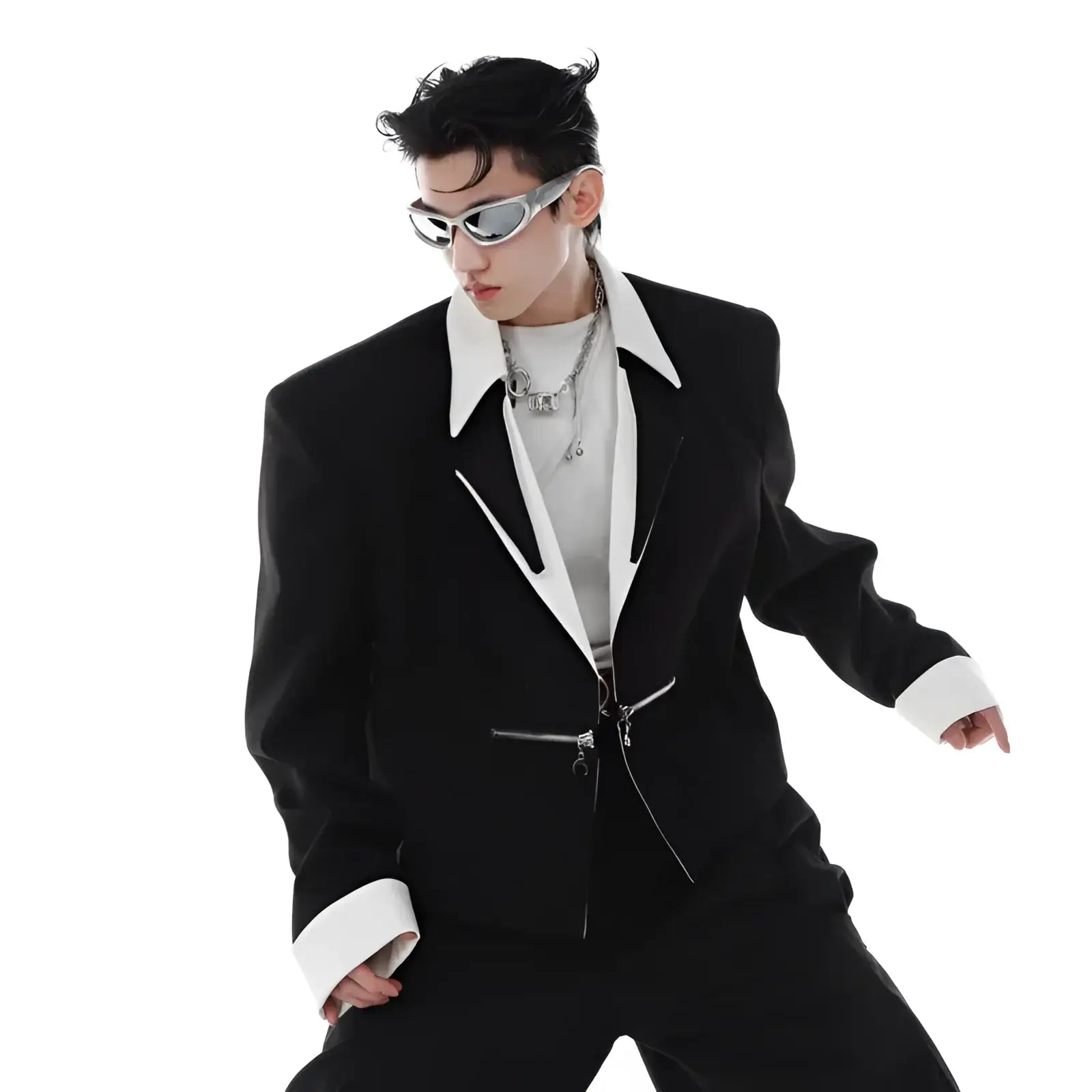 Opium Shoulder Pad Blazer - Fuga Studios