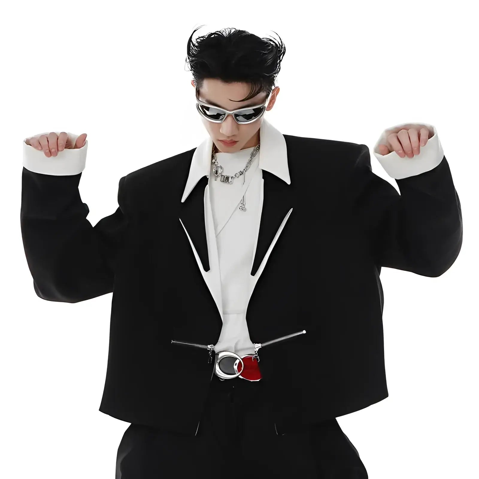 Opium Shoulder Pad Blazer - Fuga Studios