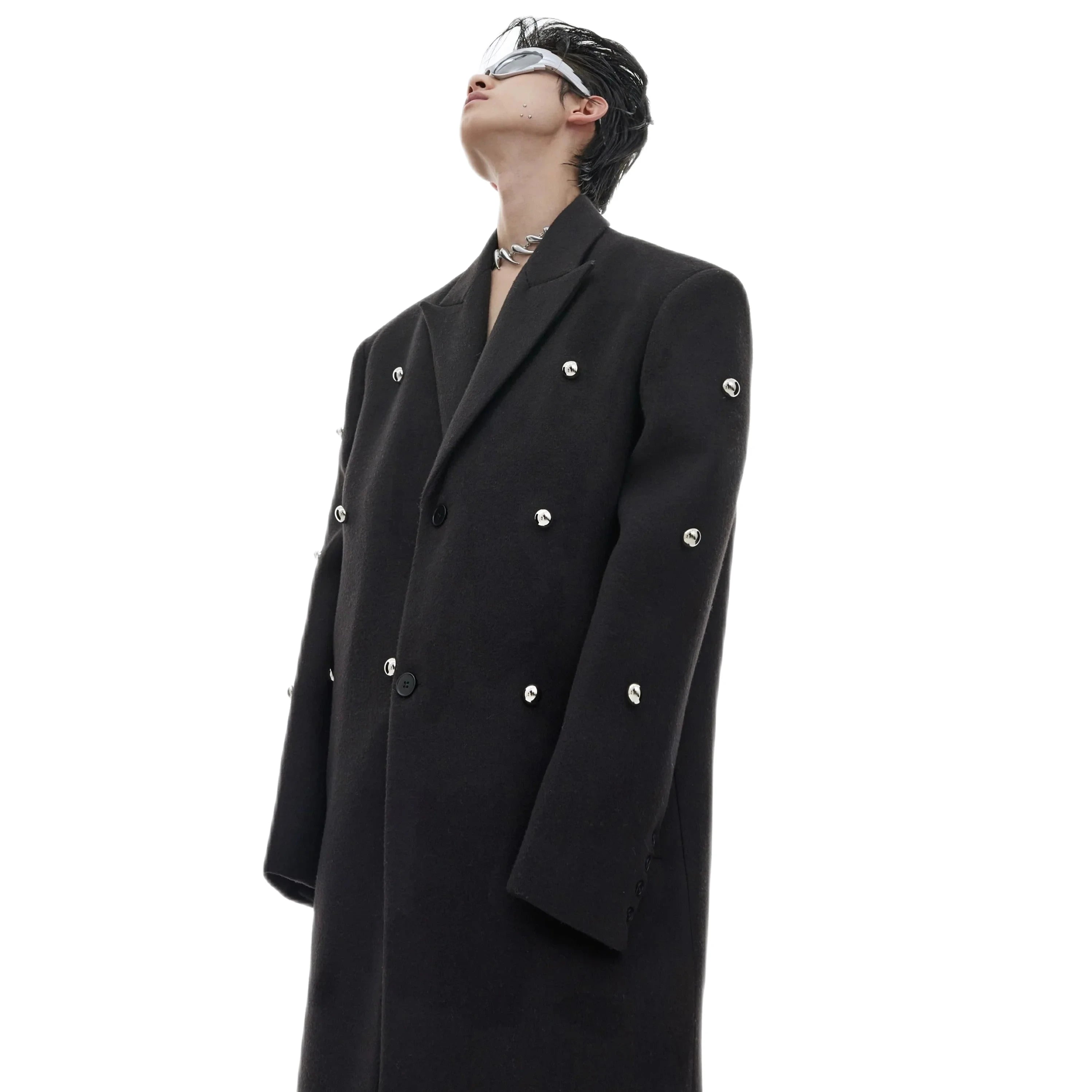 Opium Shoulder Pad Coat - Fuga Studios