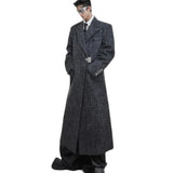 Opium Shoulder Padded Woolen Coat - Fuga Studios