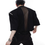 Opium Shoulder Zipper Shirt - Fuga Studios