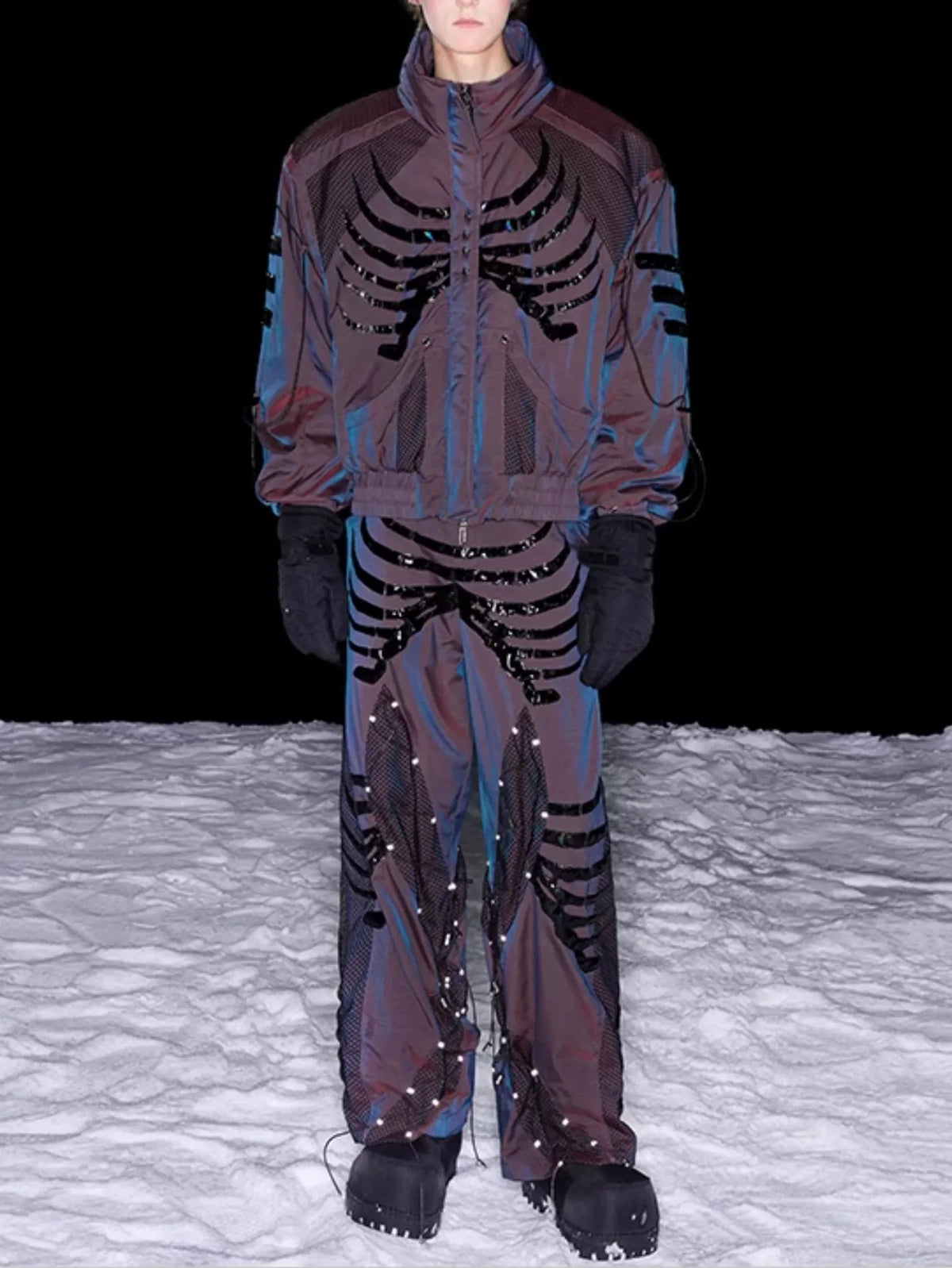 Opium Skeleton Mesh Jacket - Fuga Studios