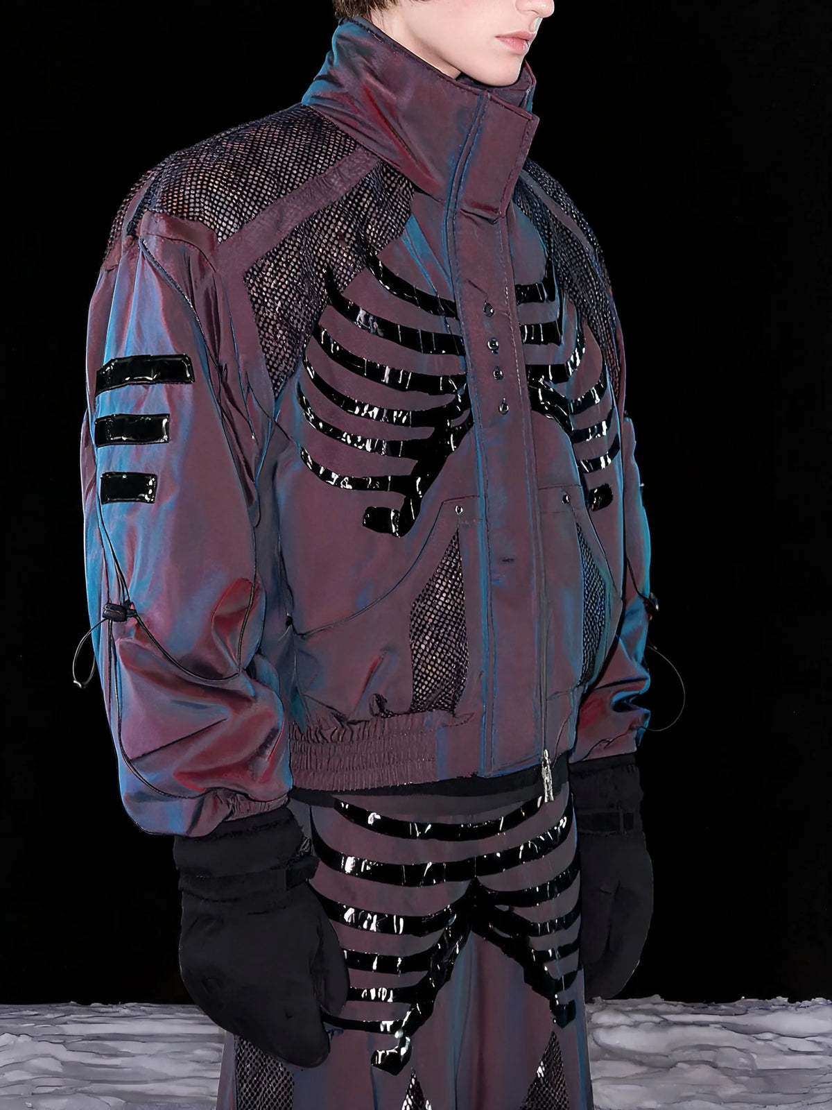 Opium Skeleton Mesh Jacket - Fuga Studios