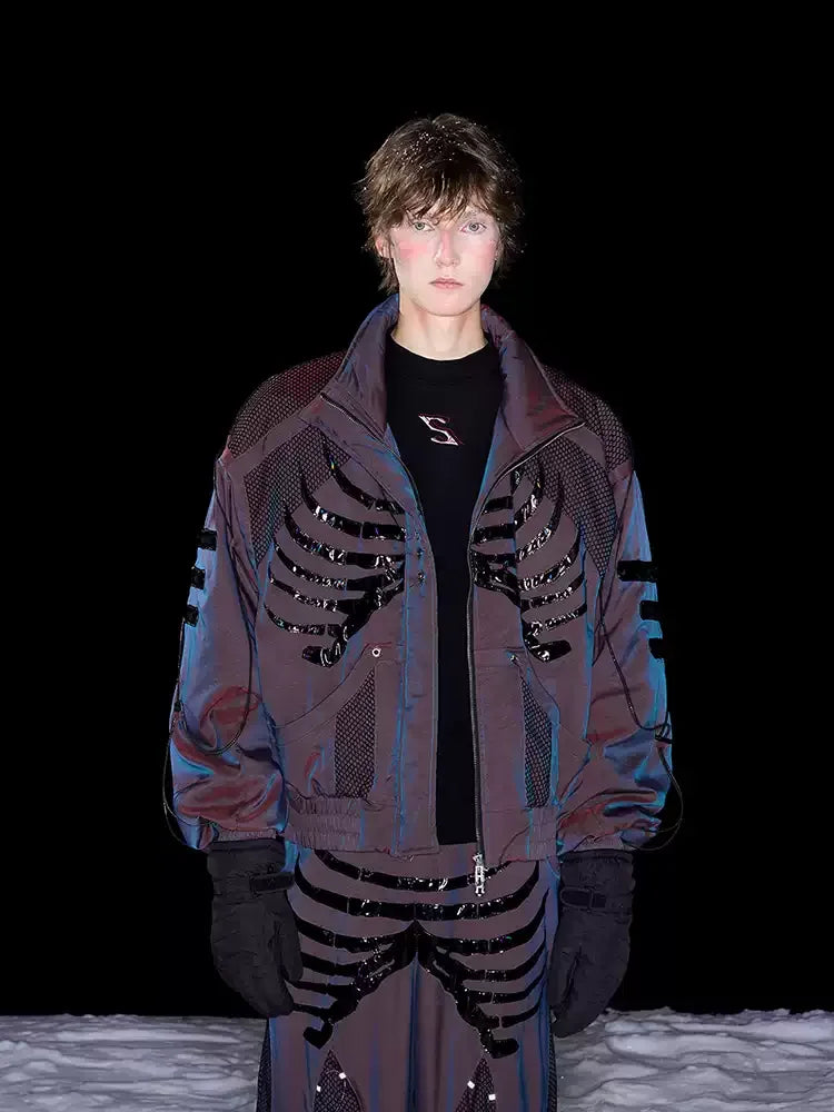 Opium Skeleton Mesh Jacket - Fuga Studios