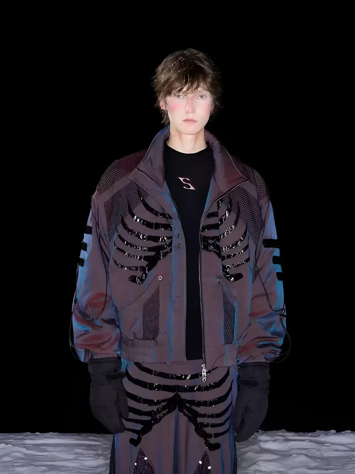 Opium Skeleton Mesh Jacket - Fuga Studios