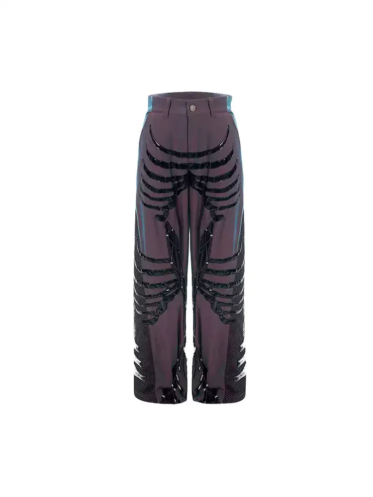 Opium Skeleton Mesh Pants - Fuga Studios