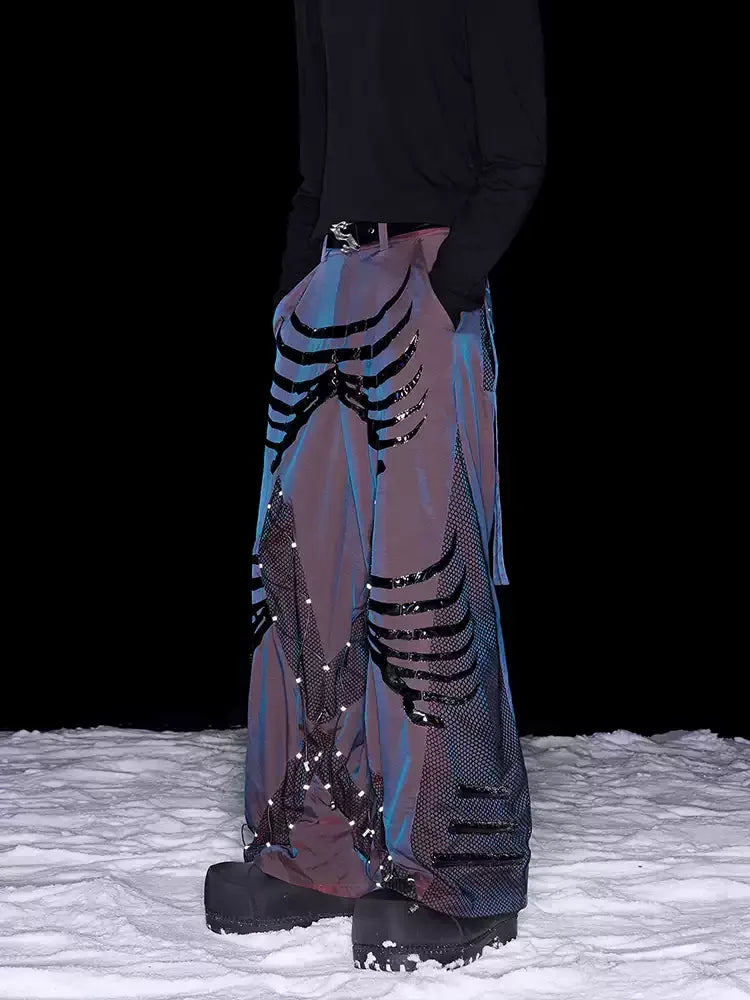 Opium Skeleton Mesh Pants - Fuga Studios