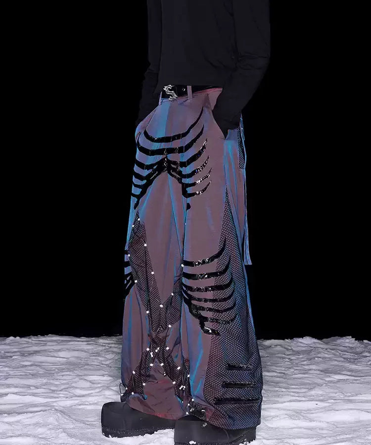 Opium Skeleton Mesh Pants - Fuga Studios