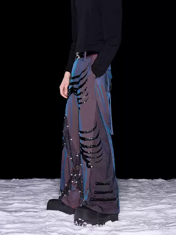 Opium Skeleton Mesh Pants - Fuga Studios