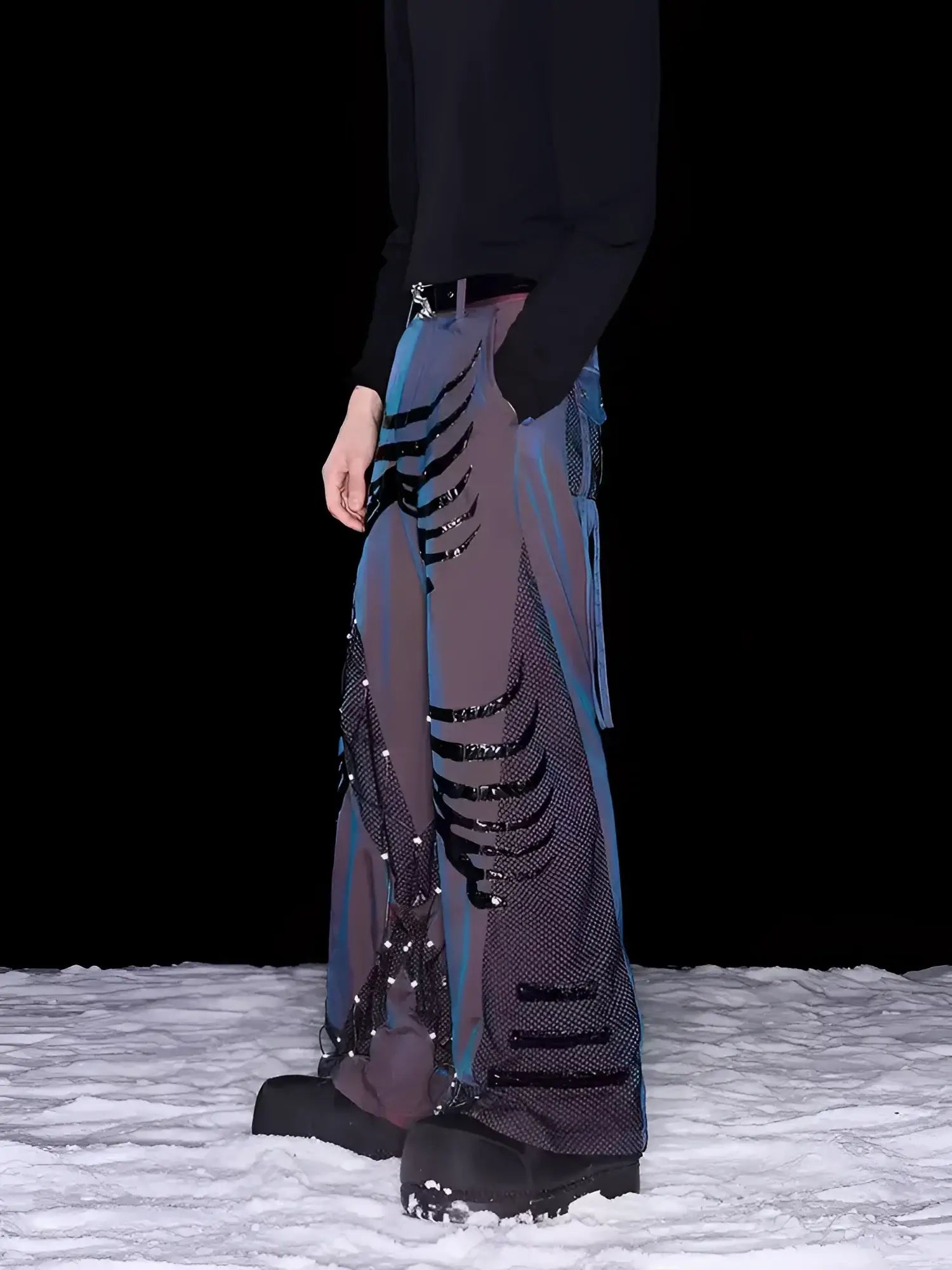 Opium Skeleton Mesh Pants - Fuga Studios