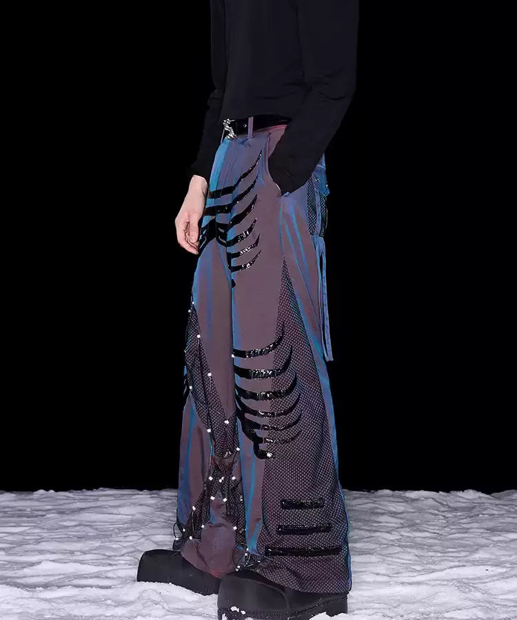 Opium Skeleton Mesh Pants - Fuga Studios