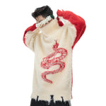 Opium Snake Fur Sweater - Fuga Studios