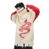 Opium Snake Fur Sweater - Fuga Studios