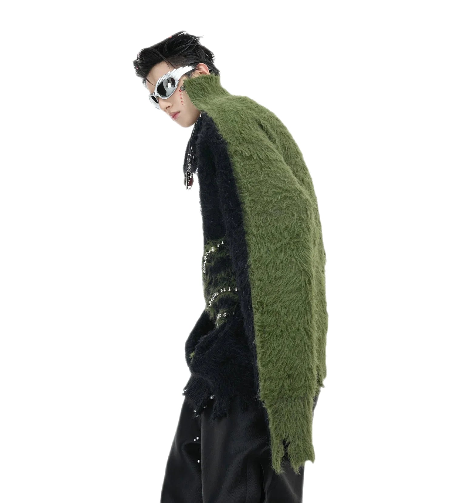 Opium Snake Fur Sweater - Fuga Studios