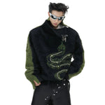 Opium Snake Fur Sweater - Fuga Studios