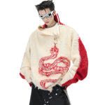 Opium Snake Fur Sweater - Fuga Studios