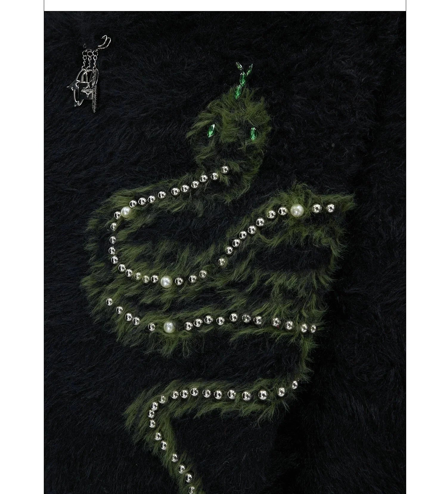 Opium Snake Fur Sweater - Fuga Studios