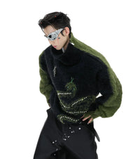 Opium Snake Fur Sweater
