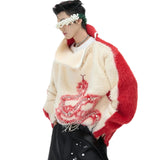 Opium Snake Fur Sweater - Fuga Studios