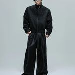 Opium Snakeskin Studded Bomber - Fūga-Studios