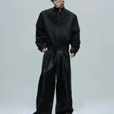 Opium Snakeskin Studded Bomber - Fūga-Studios