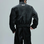 Opium Snakeskin Studded Bomber - Fūga-Studios