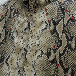 Opium Snakeskin Studded Bomber - Fūga-Studios