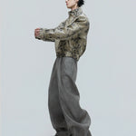 Opium Snakeskin Studded Bomber - Fūga-Studios