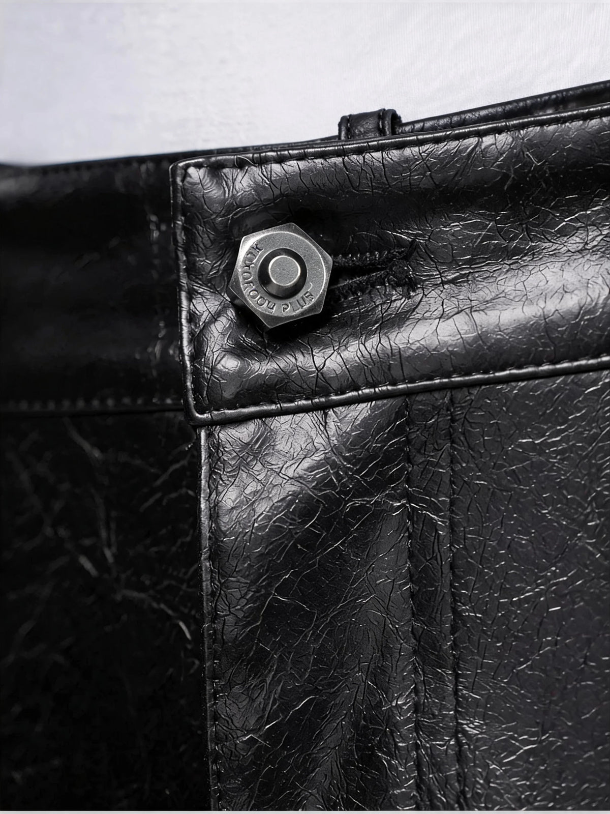 Opium Spiderweb Leather Pants Schwarz - Fuga Studios
