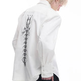 Opium Spine Embroidery Shirt - Fuga Studios