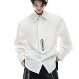 Opium Spine Embroidery Shirt - Fuga Studios
