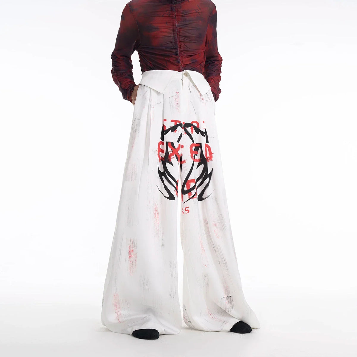 Opium START EXCEED Wide-Leg Pants - Fuga Studios