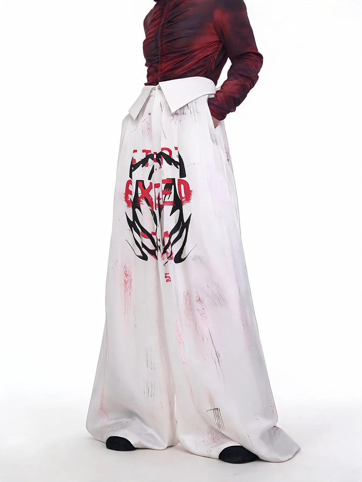 Opium START EXCEED Wide-Leg Pants - Fuga Studios