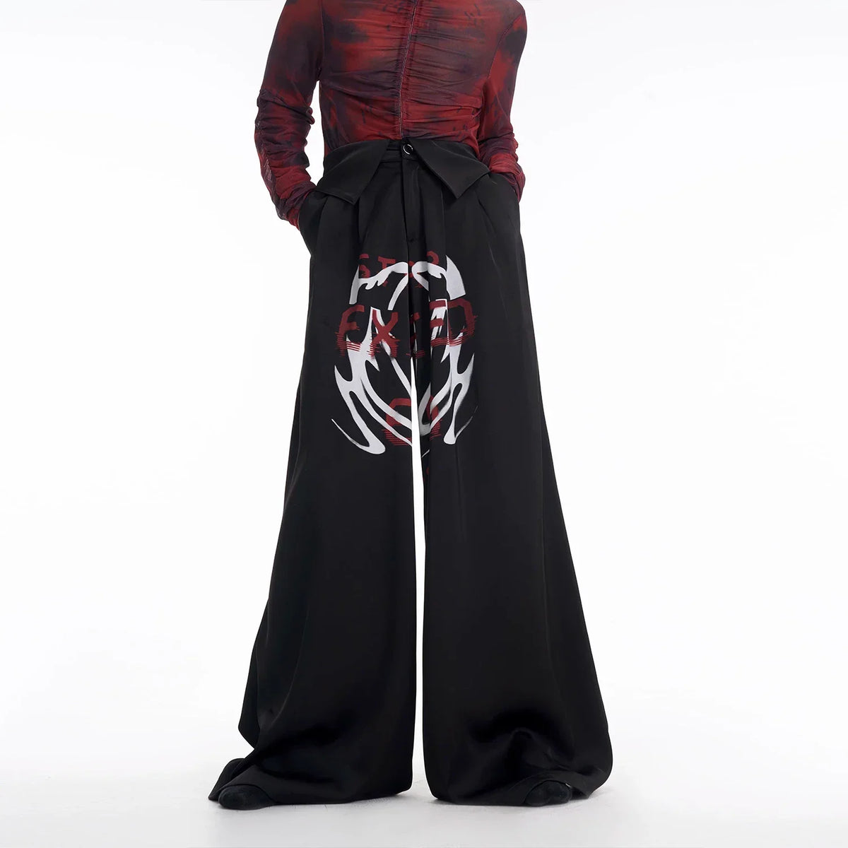 Opium START EXCEED Wide-Leg Pants - Fuga Studios