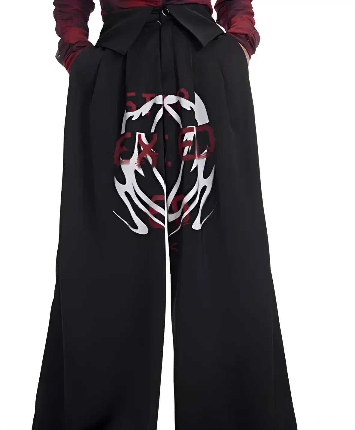 Opium START EXCEED Wide-Leg Pants - Fuga Studios