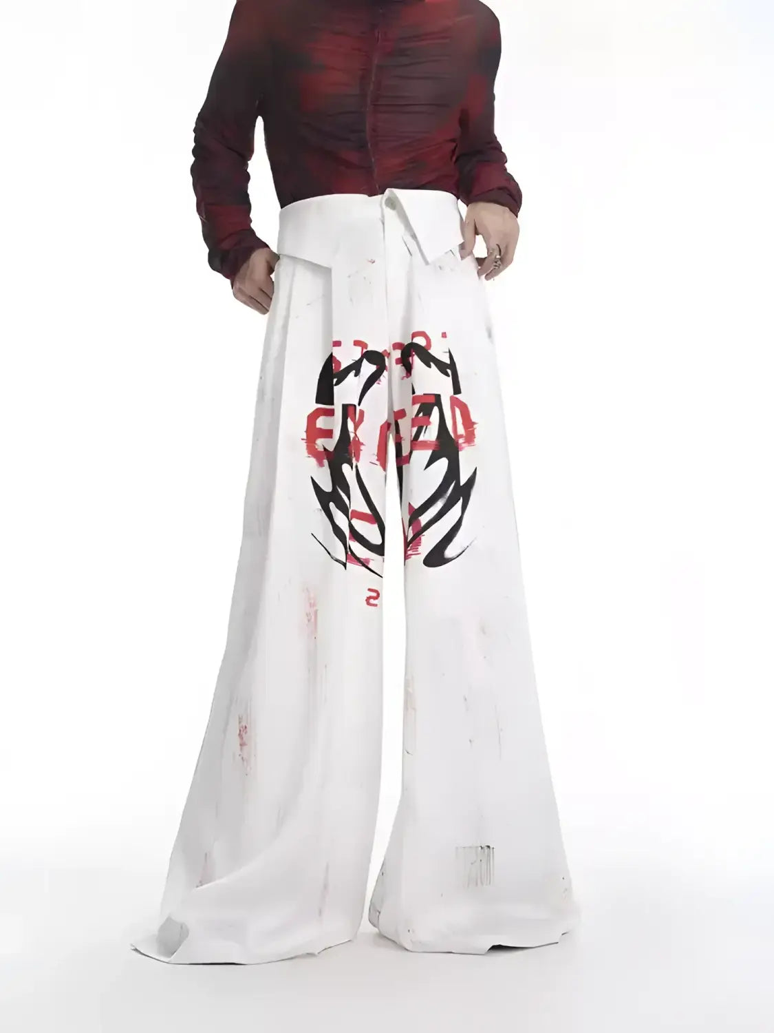 Opium 스타트 익시드 와이드 레그 팬츠