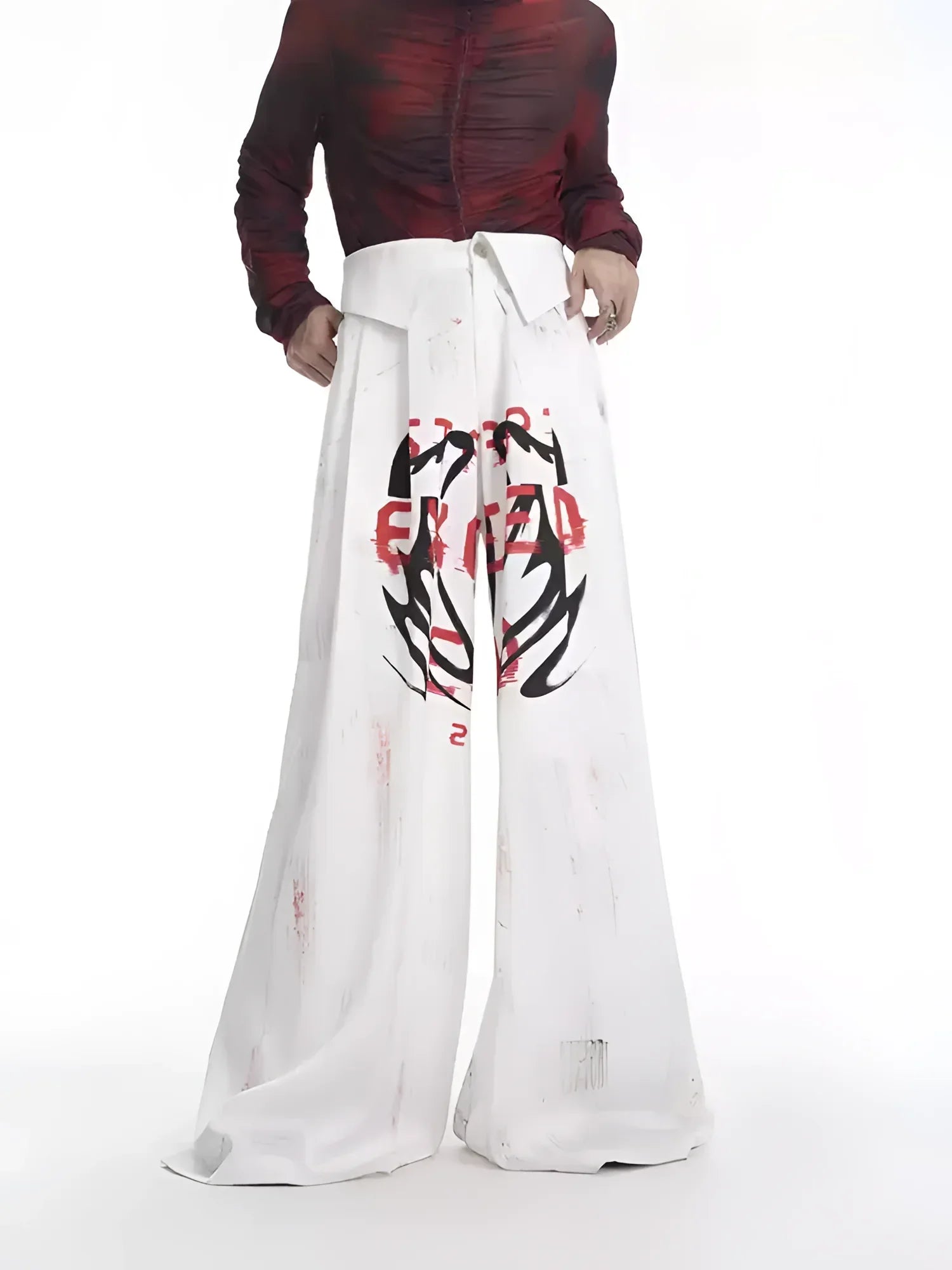 Opium START EXCEED Wide-Leg Pants - Fuga Studios