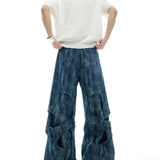 Opium Structured Denim Wide-Leg Pants - Fuga Studios
