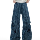 Opium Structured Denim Wide-Leg Pants - Fuga Studios