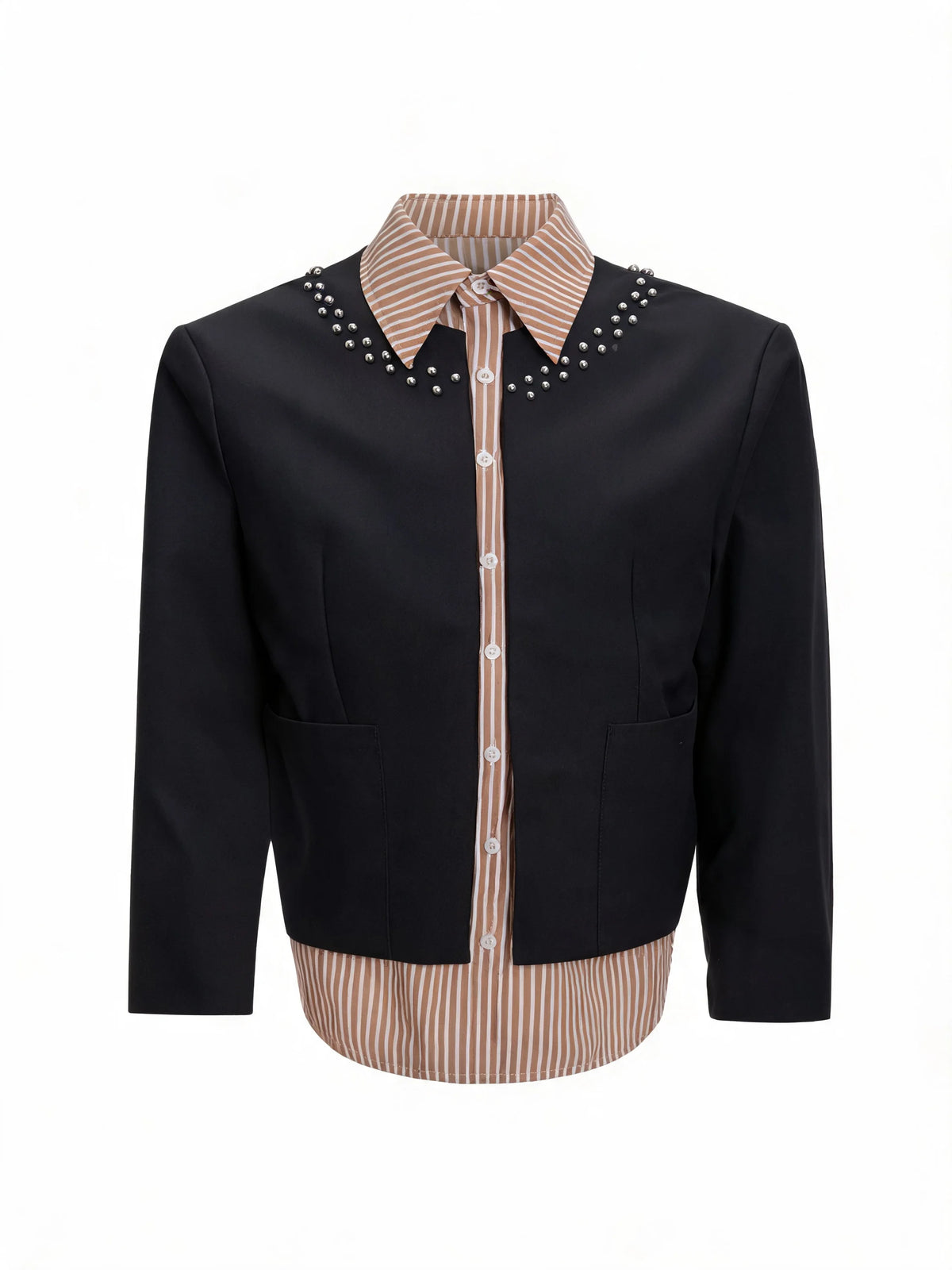 Opium Studded Collar Blazer - Fuga Studios