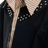 Opium Studded Collar Blazer - Fuga Studios