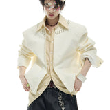 Opium Studded Collar Blazer - Fuga Studios