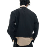 Opium Studded Collar Blazer - Fuga Studios