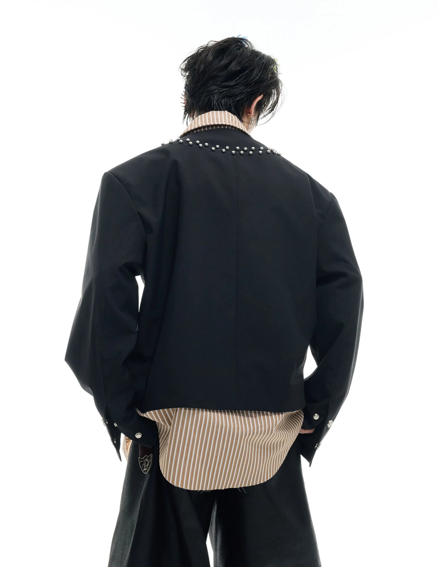 Opium Studded Collar Blazer - Fuga Studios