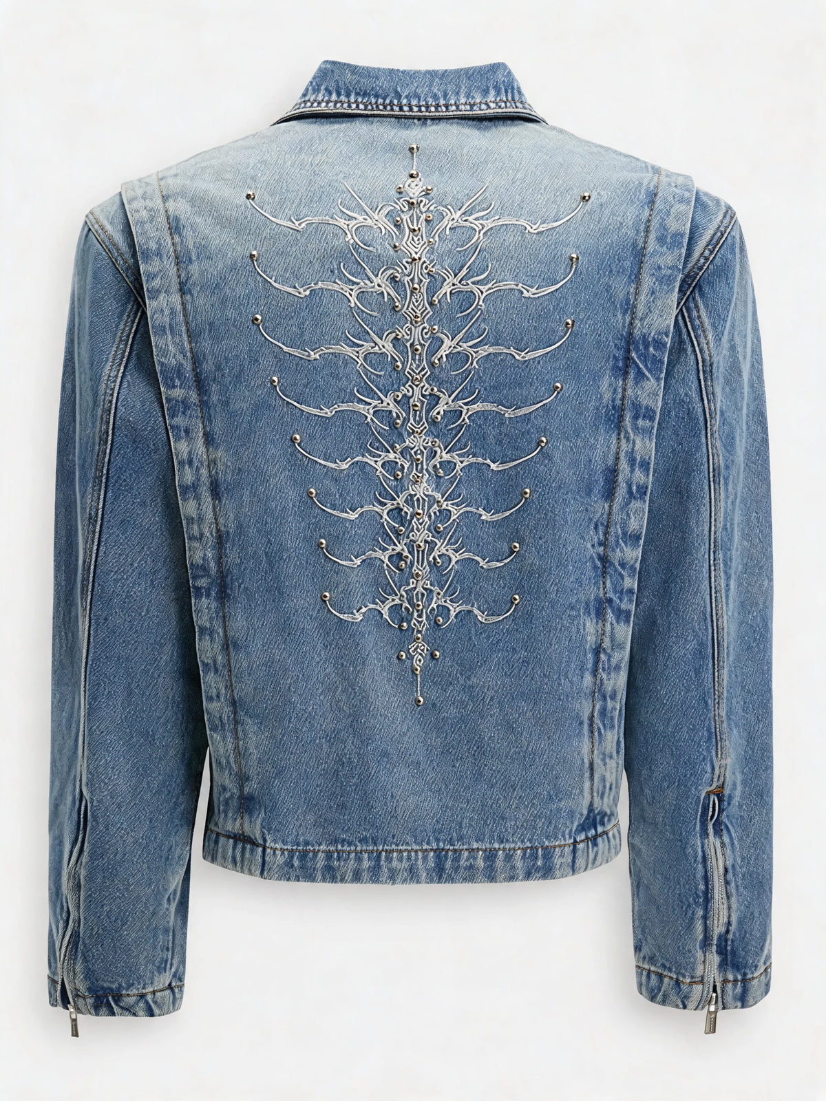 Opium Studded Denim Jacket - Fuga Studios