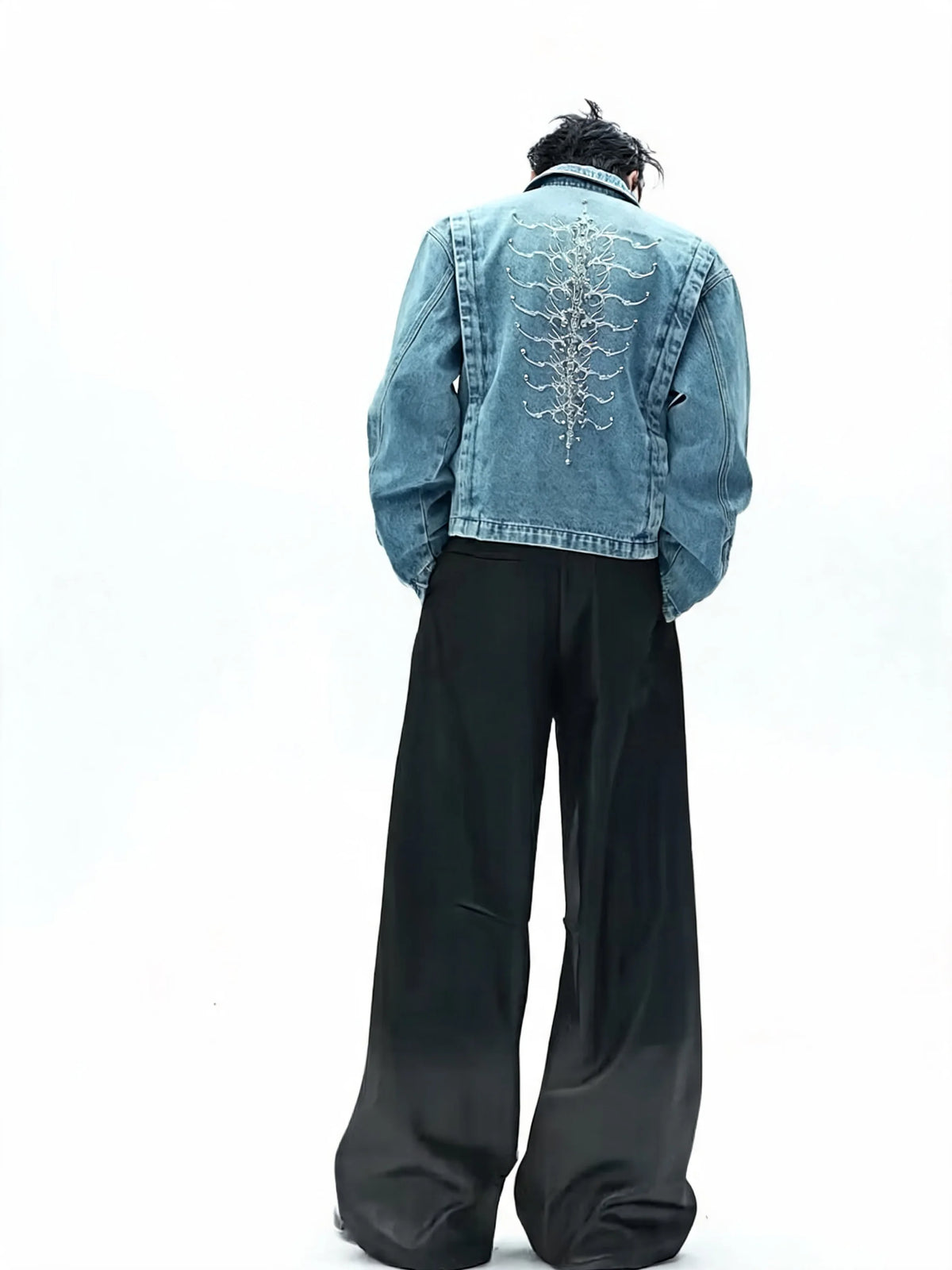 Opium Studded Denim Jacket - Fuga Studios