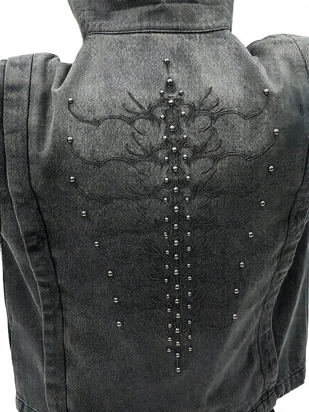 Opium Studded Denim Jacket - Fuga Studios