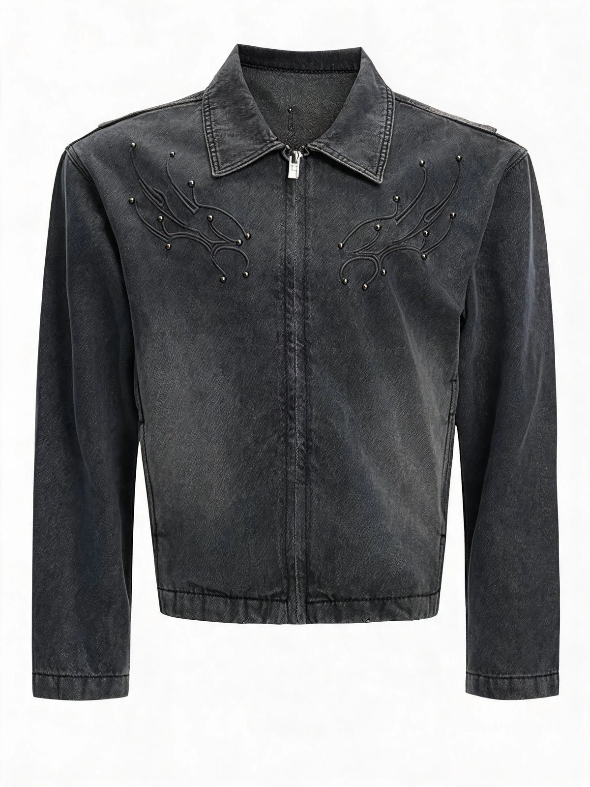 Opium Studded Denim Jacket - Fuga Studios