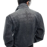 Opium Studded Denim Jacket - Fuga Studios