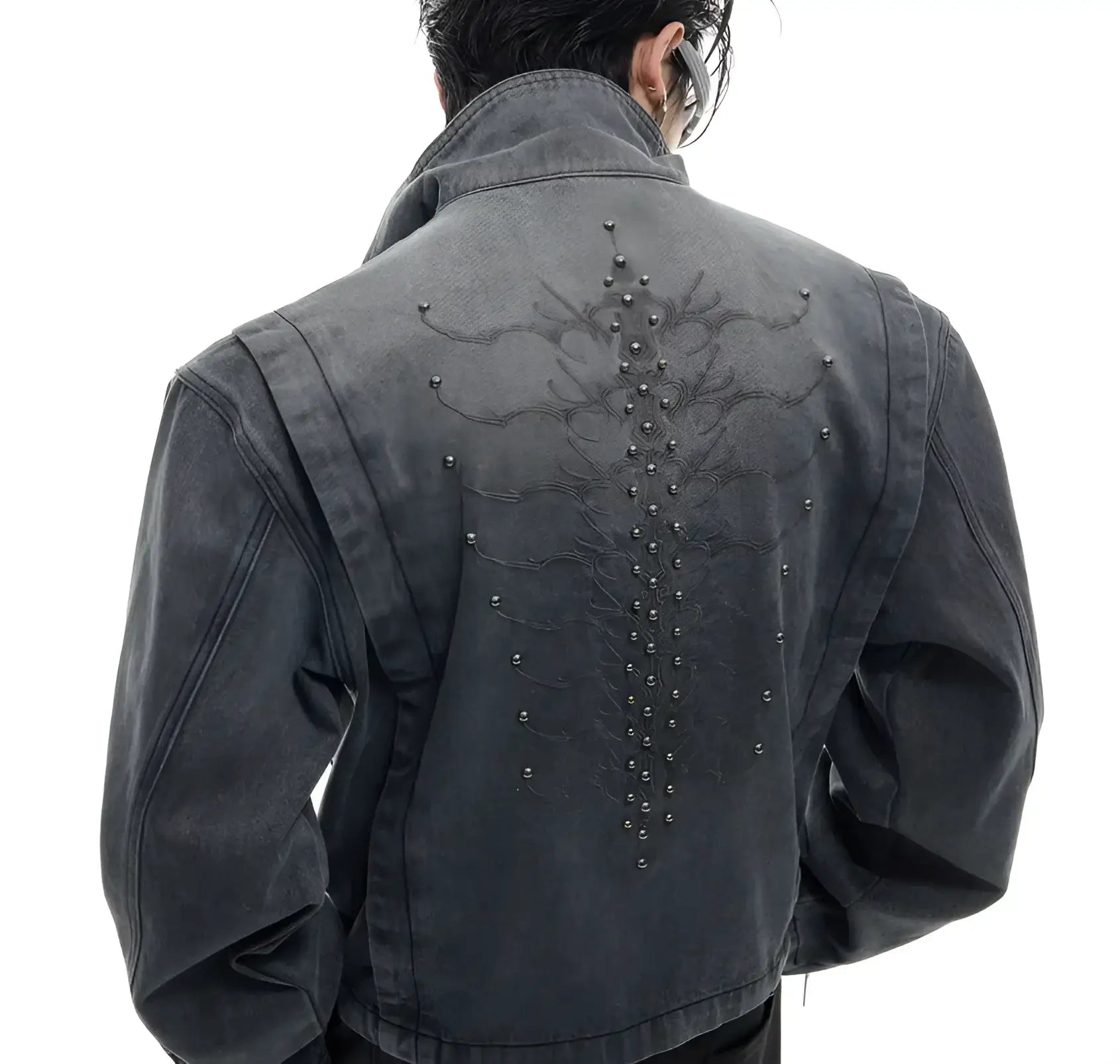 Opium Studded Denim Jacket - Fuga Studios